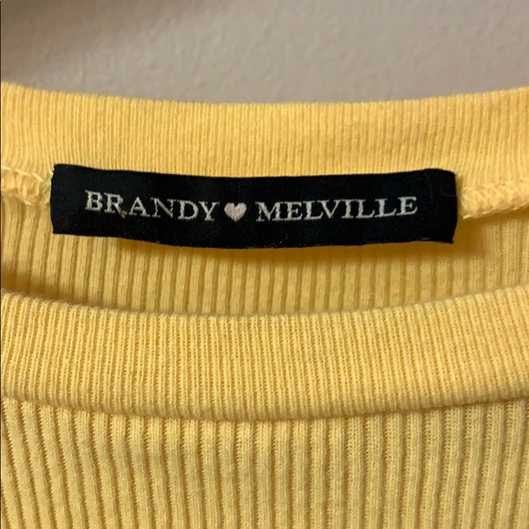 brandy melville “honey” crop top - Picture 2 of 2